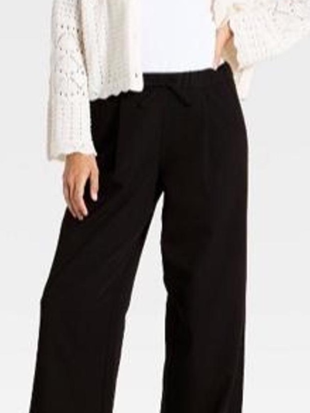 A New Day Black Linen Pants (has draw string and pockets!)